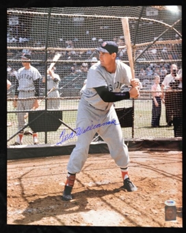 Lot of (10) Ted Williams Signed 16x20 Photos 